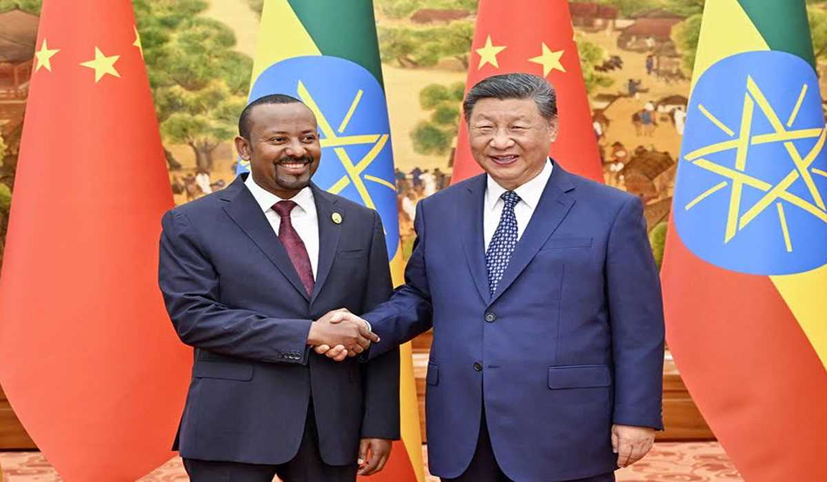 शी चिनफिंग ने इथियोपिया के प्रधानमंत्री अबी अहमद से मुलाकात की